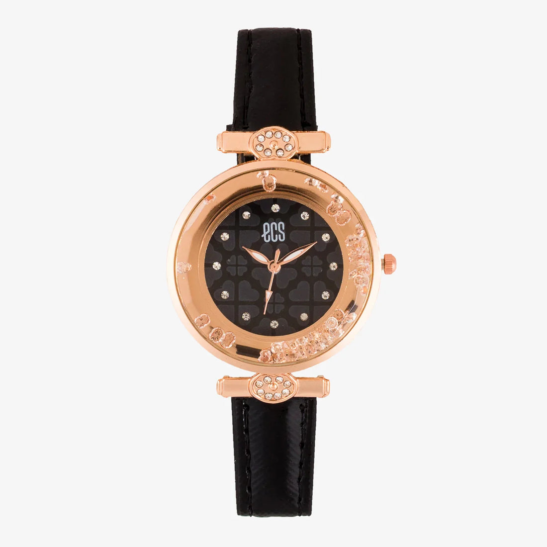 Classic Crystal Accent Watch – Stylish Everyday Women’s Wristwatch